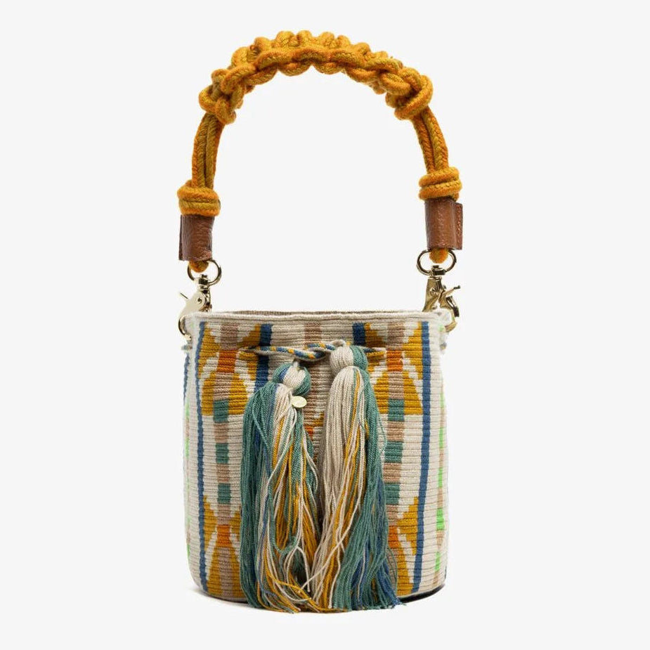 Mitra Bag תיק מיטרה עם ידית מקרמה