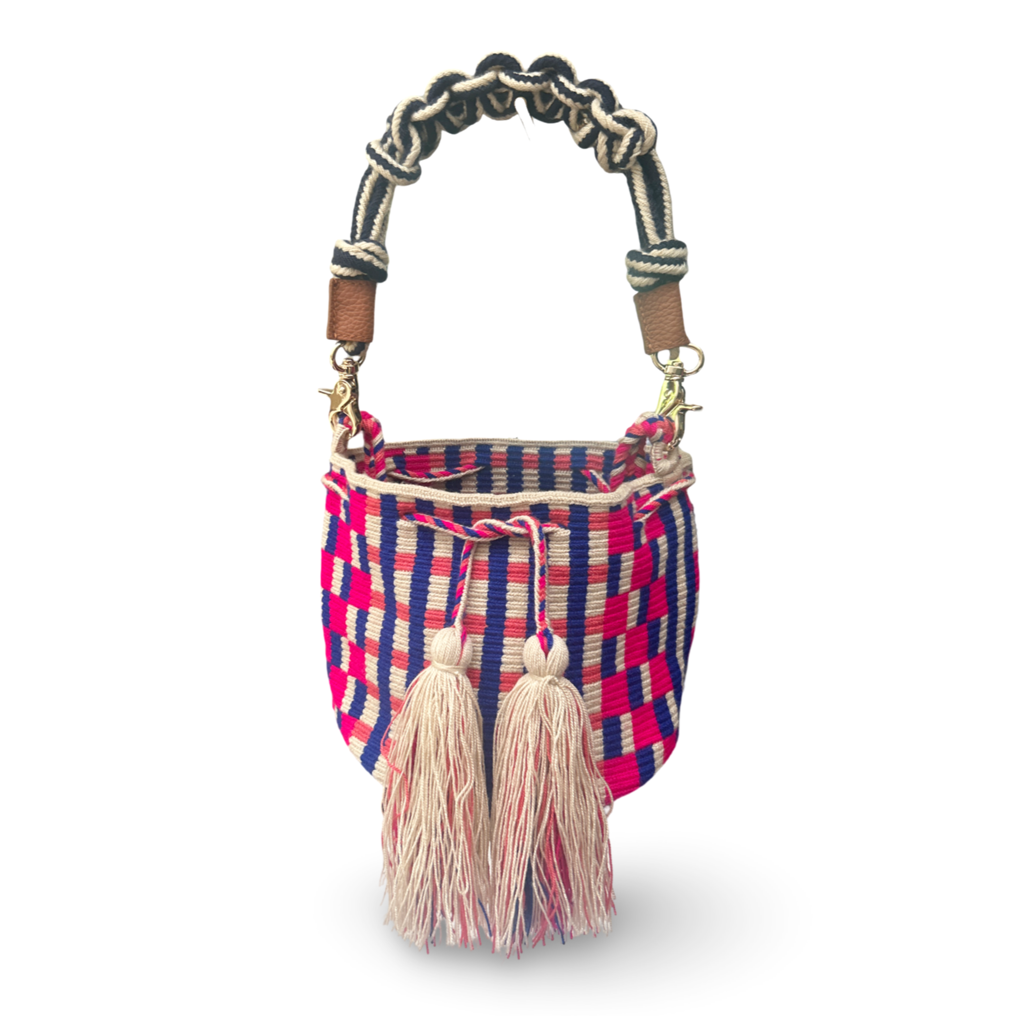 Crossbody M תיק עם ידית מקרמה