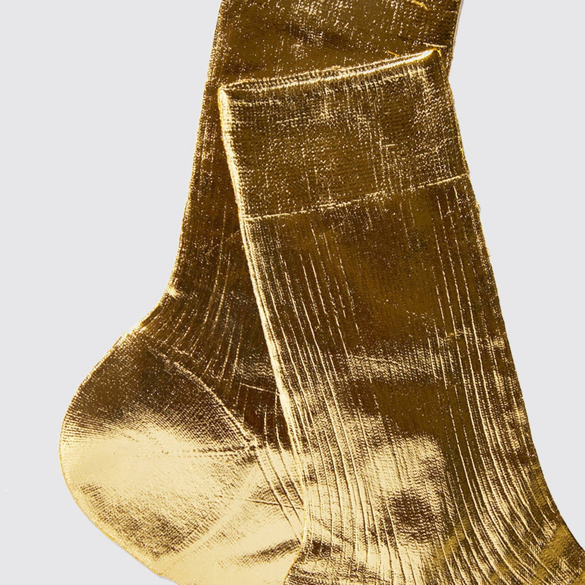Maria La Rosa גרביים מטאליות