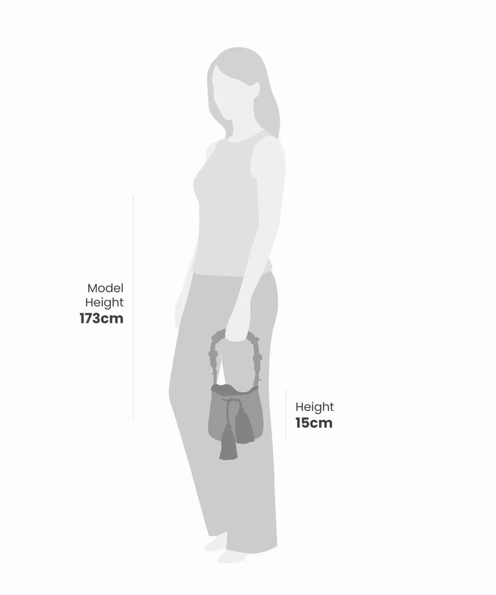 Crossbody M תיק עם ידית מקרמה