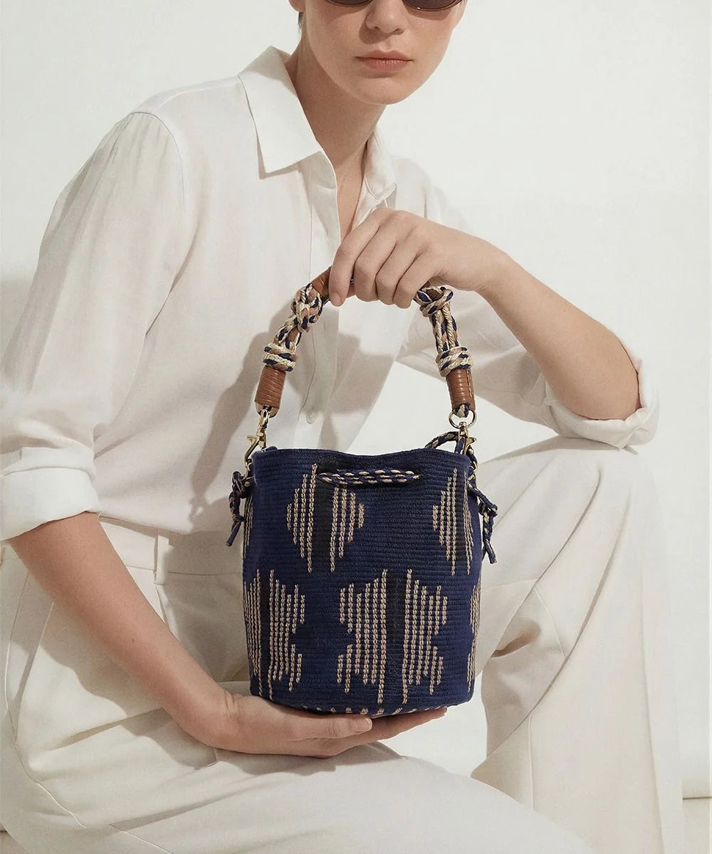 Mitra Bag תיק מיטרה עם ידית מקרמה
