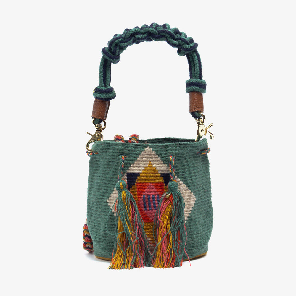 Mitra Bag תיק מיטרה עם ידית מקרמה