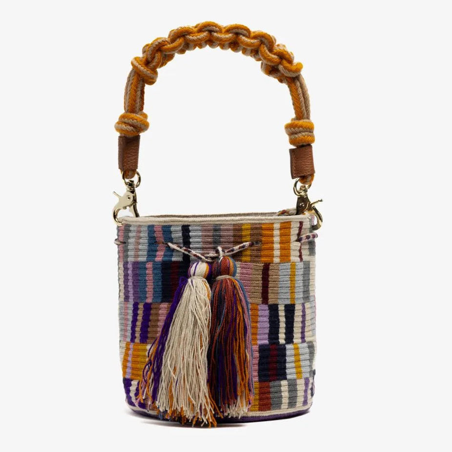 Mitra Bag תיק מיטרה עם ידית מקרמה