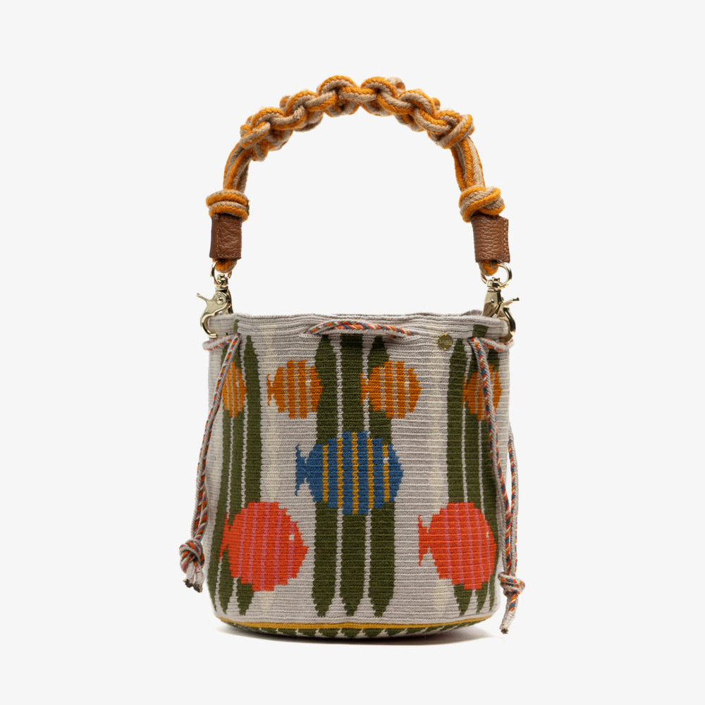 Crossbody M תיק עם ידית מקרמה