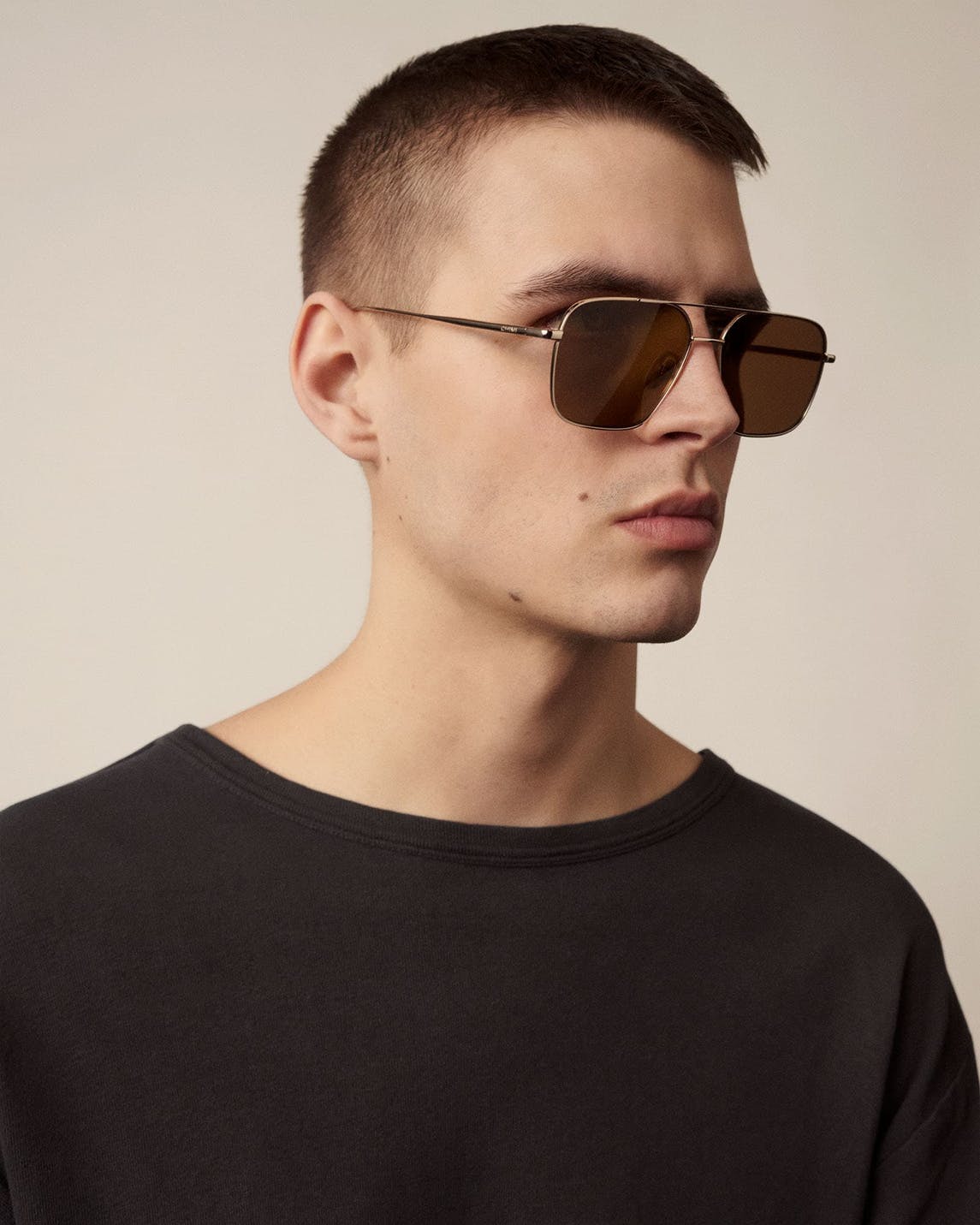 Steel Aviator Brown